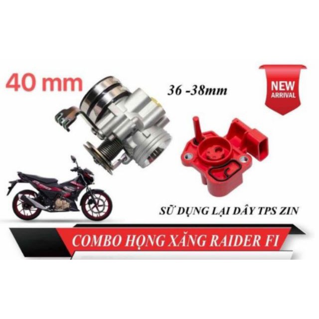 Combo họng xăng raider fi full bộ như hình