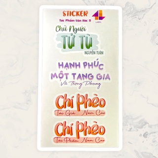 Sticker Văn Học 11 ( Cả Năm )