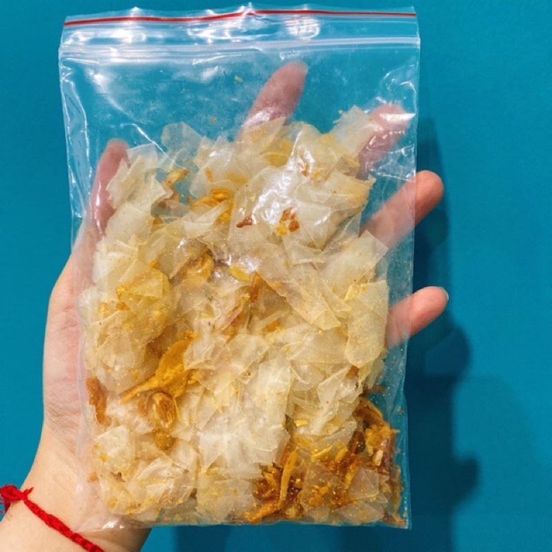 Bánh tráng dẻo muối nhuyễn hành phi
