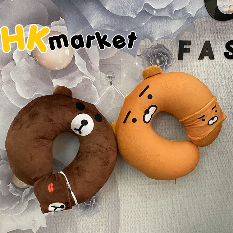 Gối Kê Cổ Kèm Bịt Mắt Hình Thú Dễ Thương