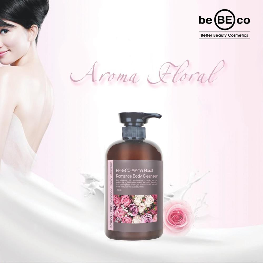 SỮA TẮM HƯƠNG NƯỚC HOA CAO CẤP BEBECO AROMA FLORAL 750ML