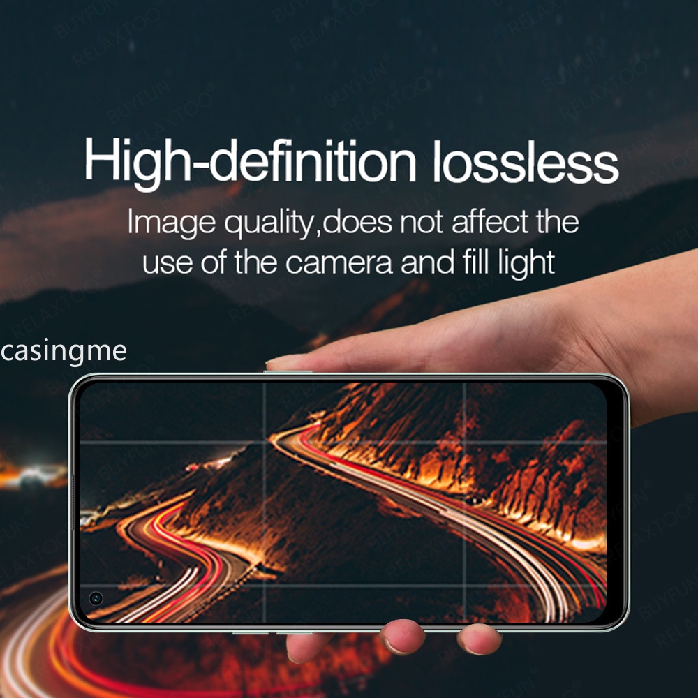 Ốp Điện Thoại Kính Cường Lực 3D Bảo Vệ Camera Cho Oppo Reno7 Reno 8 7 Z 5G 7 Pro 6 7Pro 7Z 4G 5G