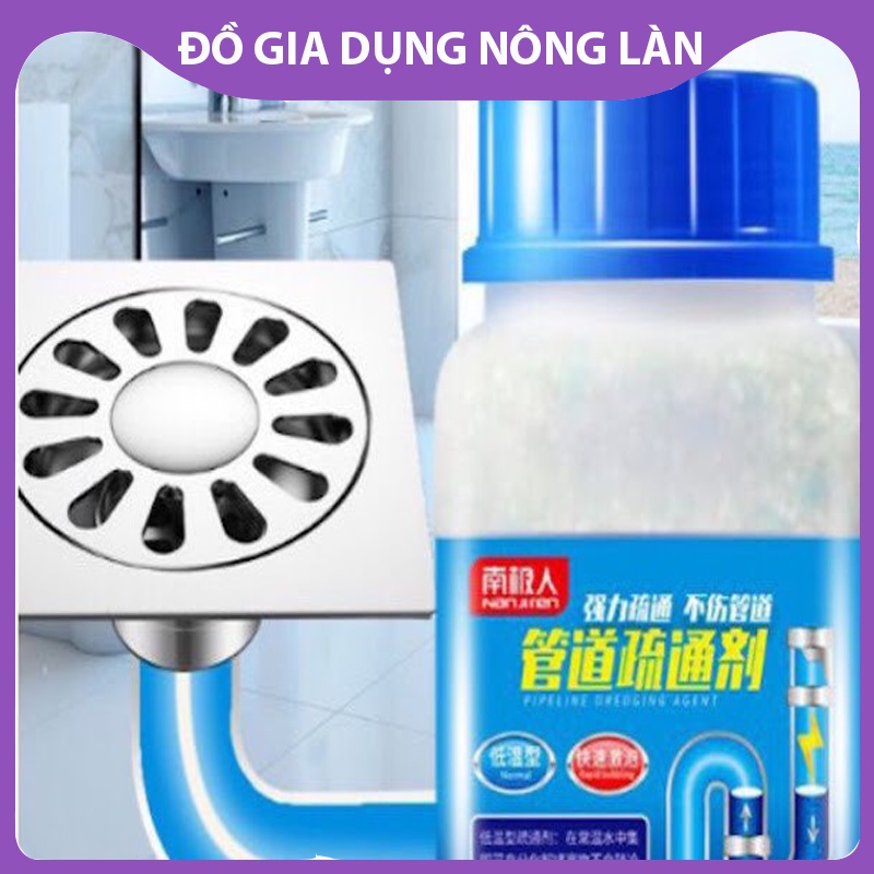 Chai bột thông cống thần thánh, thông tắc cống, bồn cầu, đường ống, bồn rửa mặt- loại cực mạnh NL Shop