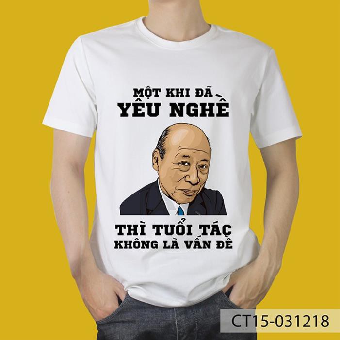 Áo thun nam Tokuda hài hước Một Khi Đã Yêu Nghề Thì Tuổi Tác Không Thành Vấn Đề áo thun người lớn vui nhộn áo thun Nhật