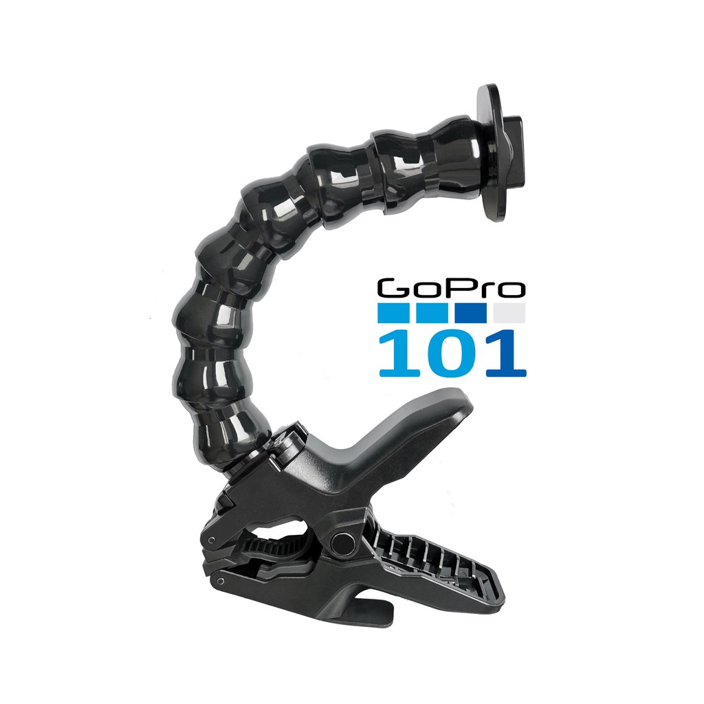 Kẹp GoPro đa năng - Cánh tay và kẹp gắn cổ ngỗng  GoPro, Sjcam, Yi Action - Gopro101 - inoxnamkim