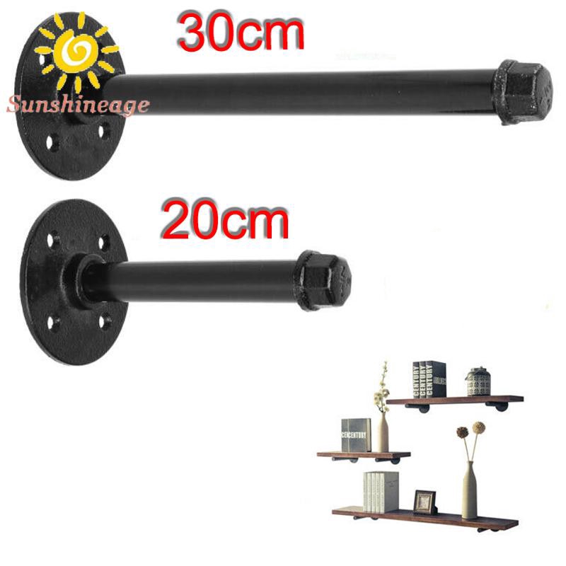 Giá đỡ kệ gắn tường hình ống sắt phong cách cổ điển dùng cho trang trí