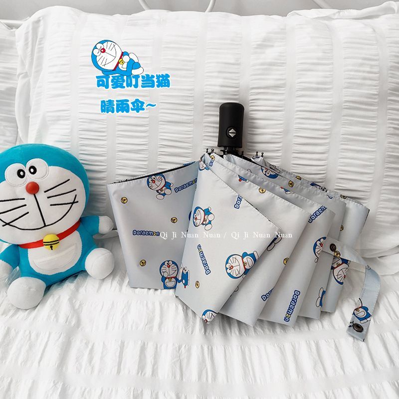 Dù Che Nắng Tự Động Toàn Diện Họa Tiết Doraemon Hoạt Hình Phong Cách Mới 2022 Cho Bé Gái