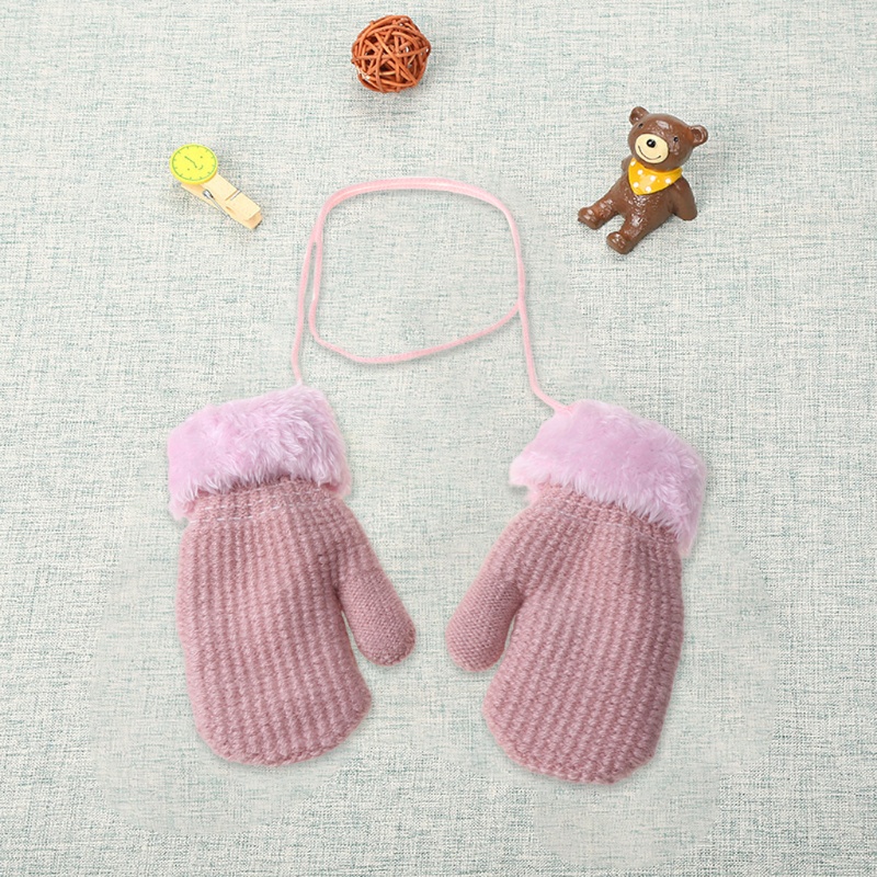 Găng Tay Dệt Kim Giữ Ấm Mùa Đông Cho Trẻ Em