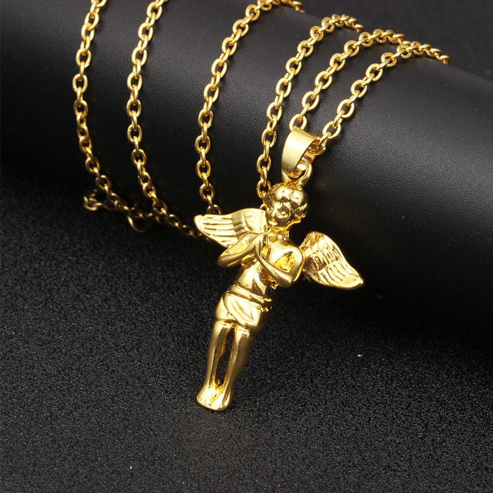 vòng cổ Mặt Hình Đôi Cánh Thiên Thần Thời Trang Cho Nam