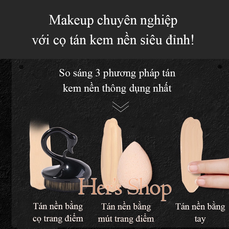 (Có Sẵn) Cọ Tán Kem Nền Thiên Nga Sang Chảnh - Cọ Trang Điểm Cá Nhân - Foundation Brush - Makeup Brush - Beauty Tool