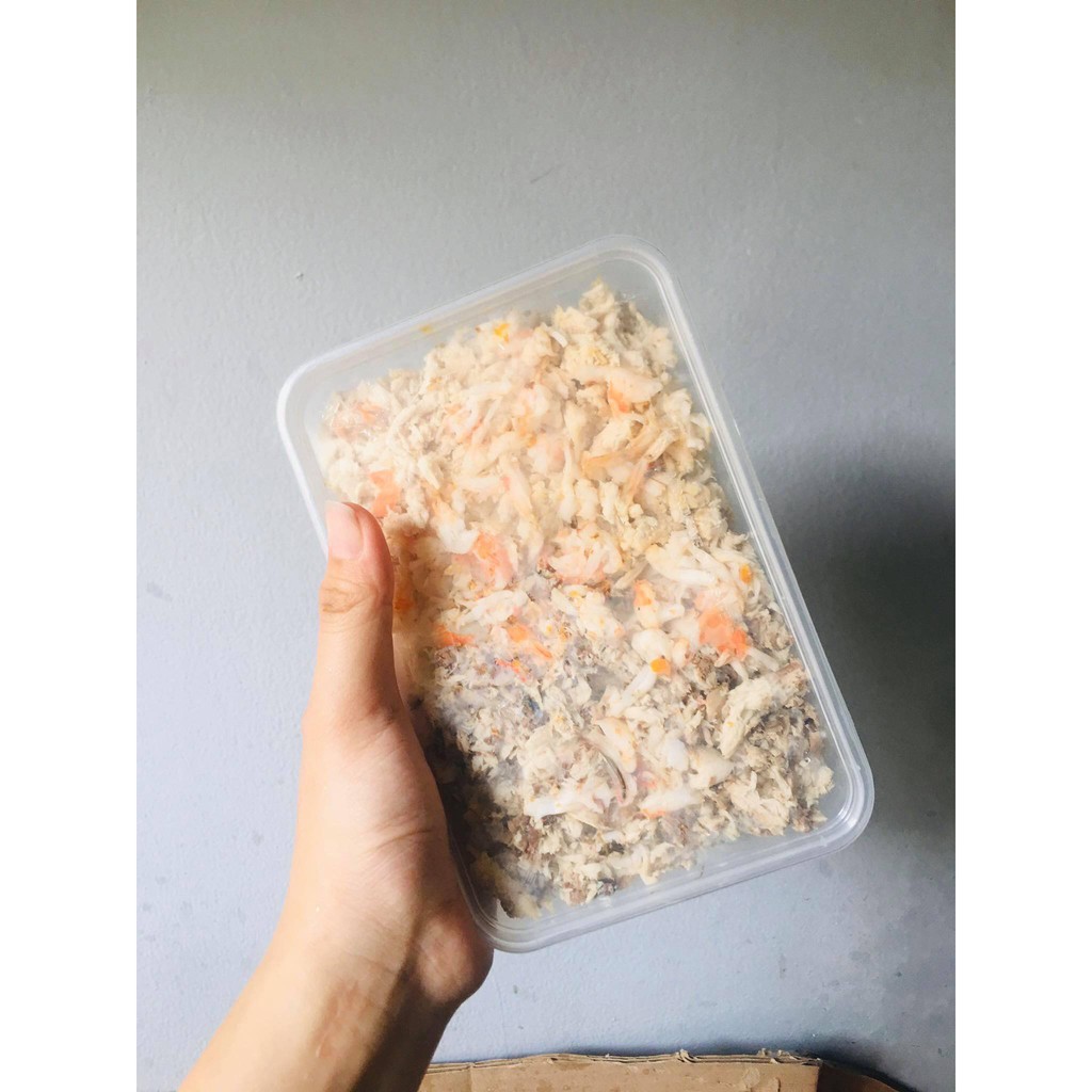 Thức ăn mèo làm sẵn / Toping thịt cá tôm trứng xé sẵn cho mèo