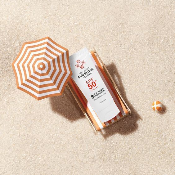 Kem chống nắng l'eau claire dưỡng da Dual Effect Sun Block CC Cream bảo vệ da ngừa tia UV