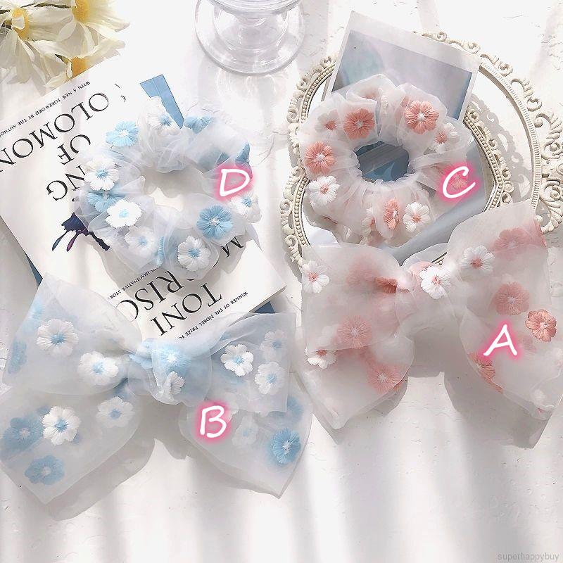 Kẹp Tóc Đính Hoa Phong Cách Hàn Quốc Xinh Xắn Cho Nữ