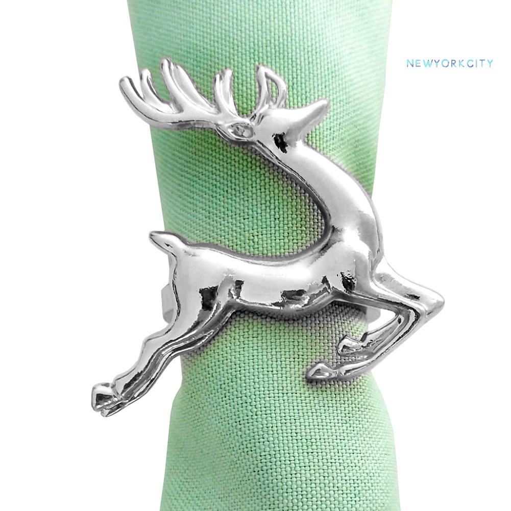 Vòng Nhẫn Khóa Khăn Ăn Bằng Hợp Kim Trang Trí Bàn Tiệc Cưới / Giáng Sinh