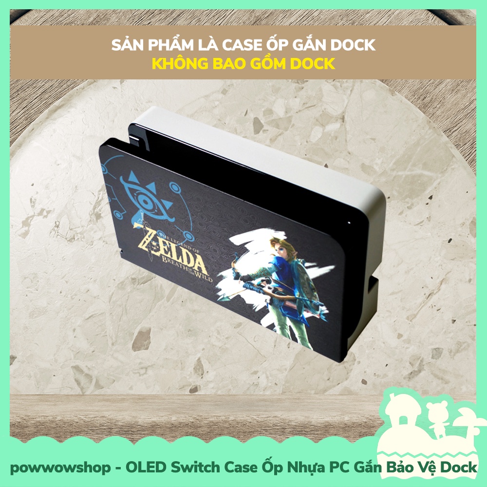 [Sẵn VN - Hỏa Tốc] OLED Case Ốp Gắn Bảo Vệ Dock Nhựa PC Cho Máy Game Nintendo Switch OLED Phong Cách Gaming