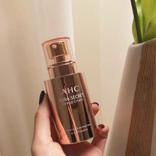 Kem dưỡng AHC trắng hồng căng bóng nâng tone aura secret toneup cream chuẩn auth