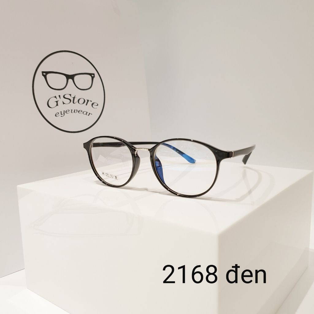 [XẢ KHO 3 NGÀY]Gọng kính cận nhựa dẻo mắt tròn G'store 2168{HÀNG CHẤT}FULLBOX tặng kèm 01 lọ nước xịt kính 25K | BigBuy360 - bigbuy360.vn
