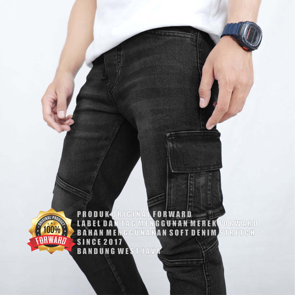 Quần Jogger Denim Mềm Thời Trang Năng Động