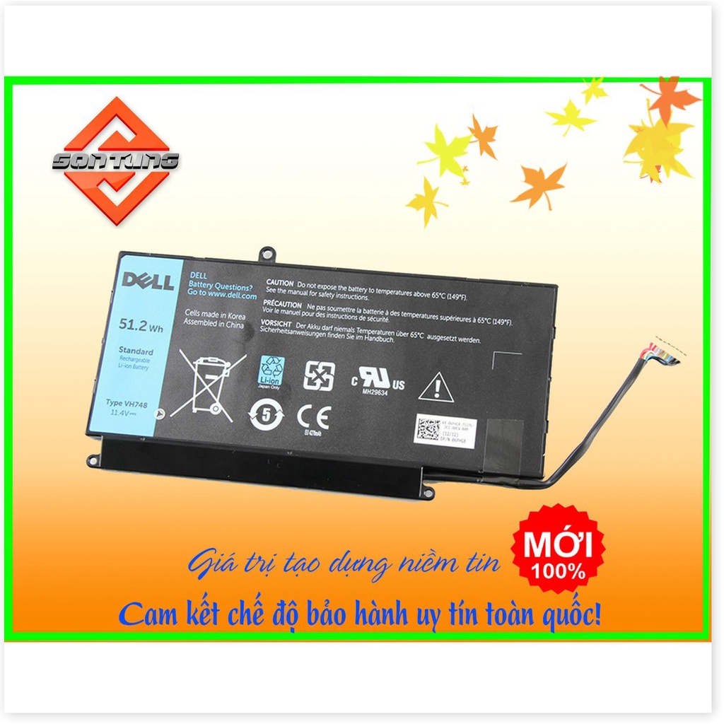 🔝 Pin Laptop Dell Inspiron 14-5439 Vostro 5460 5470 5480 5560 VH748 V5560 V5460 V5470 V5480 14-5480