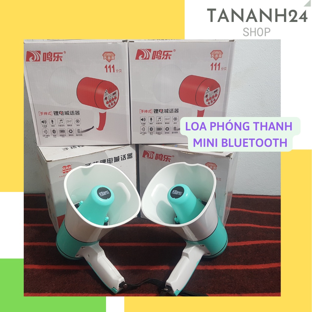 Loa bán hàng rong mini không dây có ghi âm - Loa phóng thanh cầm tay mini bluetooth