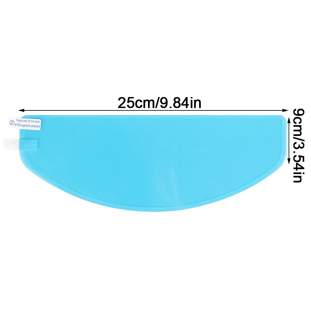 Miếng dán nano chống sương mù bảo vệ mặt kính mũ bảo hiểm xe máy thông dụng