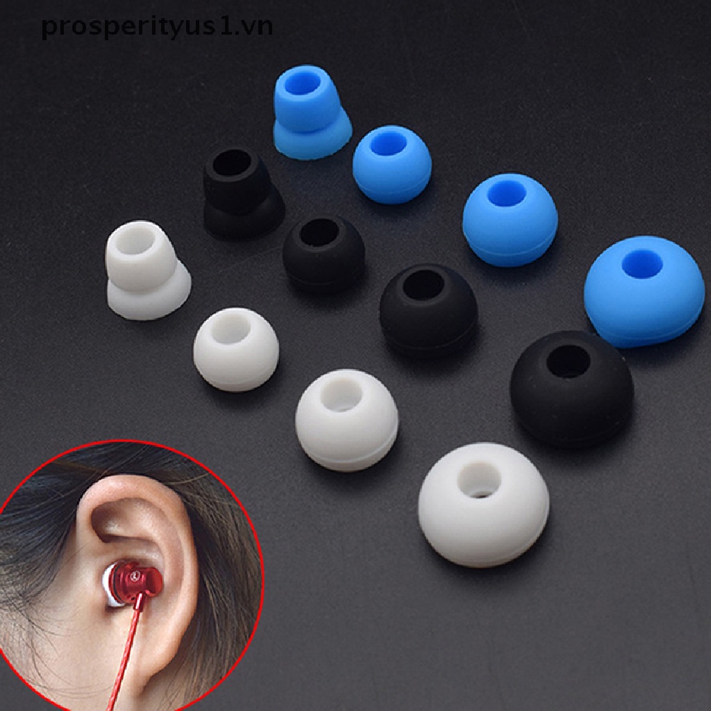 Set 1 Tai Nghe Nhét Tai Prosperityus 8 Nút Mềm Cách Âm Chống Trượt Có Thể Tháo Rời Cho Beats Power3