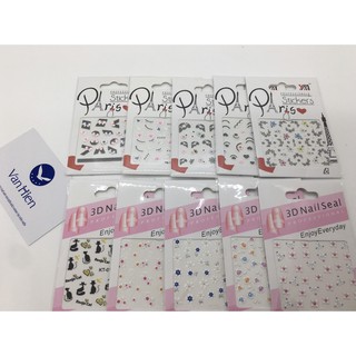 Sticker dán móng tay họa tiết xinh xắn