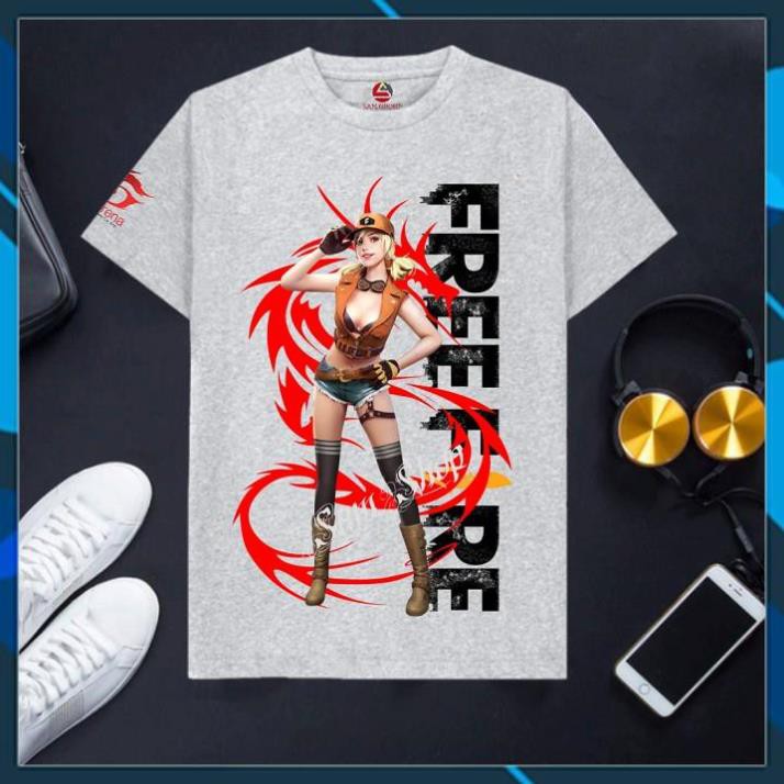 [Siêu hot] Áo thun in hình Free Fire giá siêu sock Misha FF