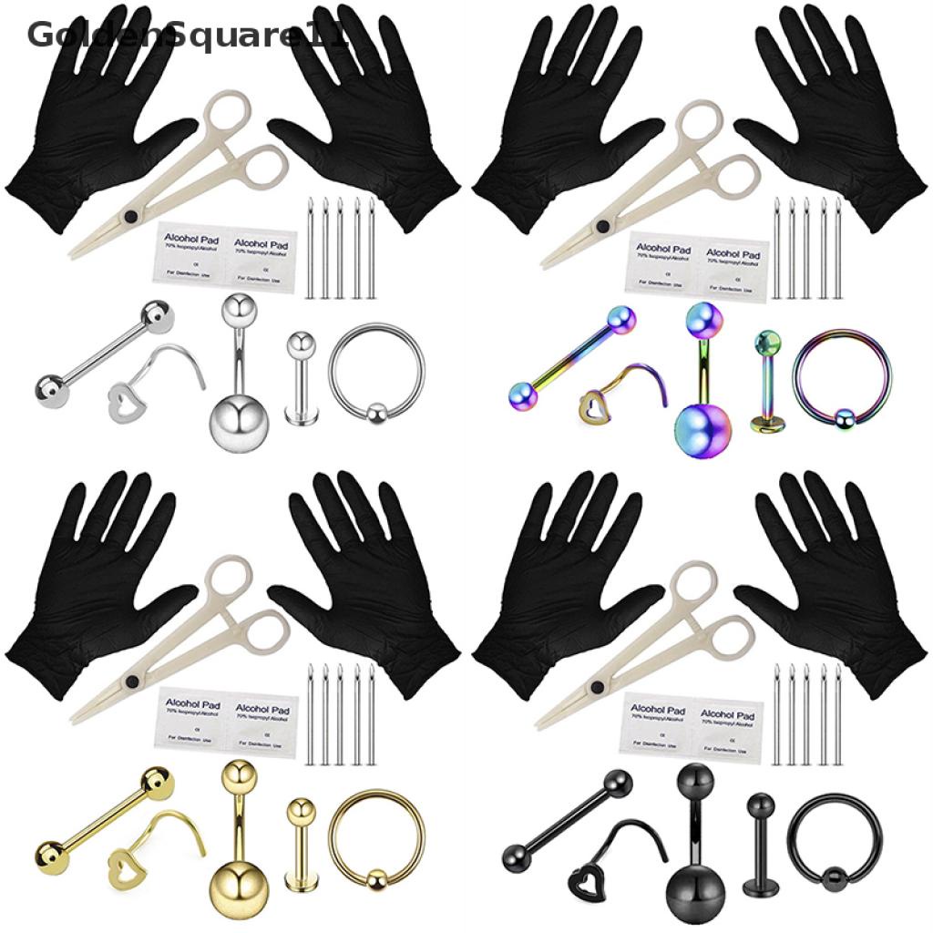 Bộ Dụng Cụ Xỏ Khuyên Chuyên Nghiệp Goldsquare11