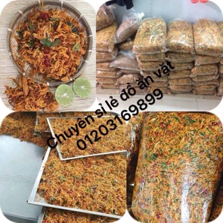 Khô gà lá chanh 500gr