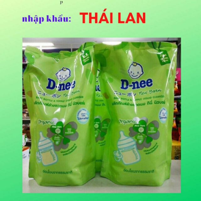 Nước rửa bình sữa , rau củ dnee 600ml Thái Lan