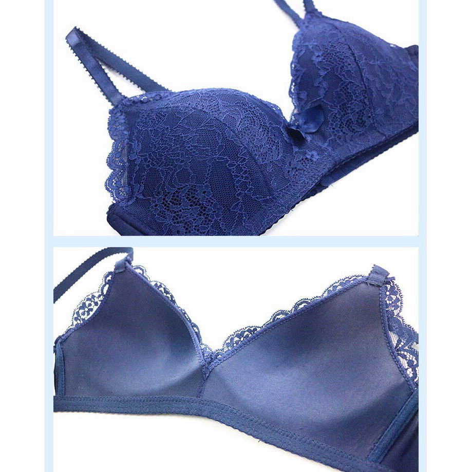 [Mã WAMST111 giảm 15k đơn 99k] [HÓT 2018] Bộ đồ lót pha ren không gọng đệm mỏng (MS 057) | BigBuy360 - bigbuy360.vn