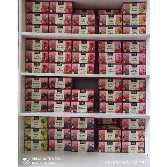 Trà trái cây King's Crown hộp 20 gói đủ vị hàng Đức