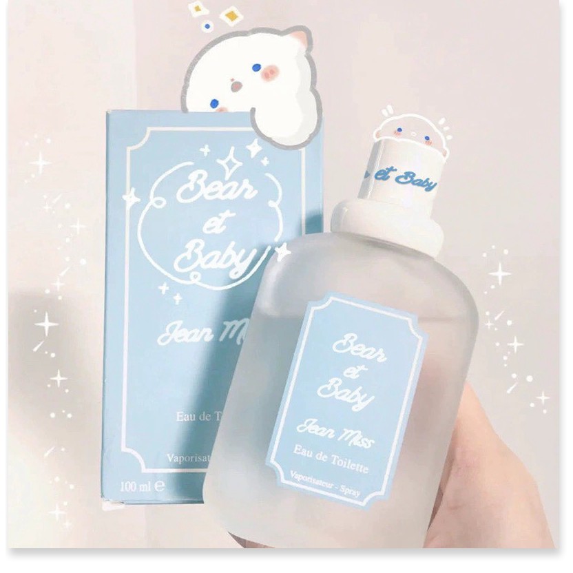 [Mã giảm giá] 🌈🍓🍭  Nước Hoa Nữ,Học Sinh,... Bear Et Baby Jean Miss Eau De Toilette 50ml Thơm Mùi Sữa & Hoa Quả- Y269