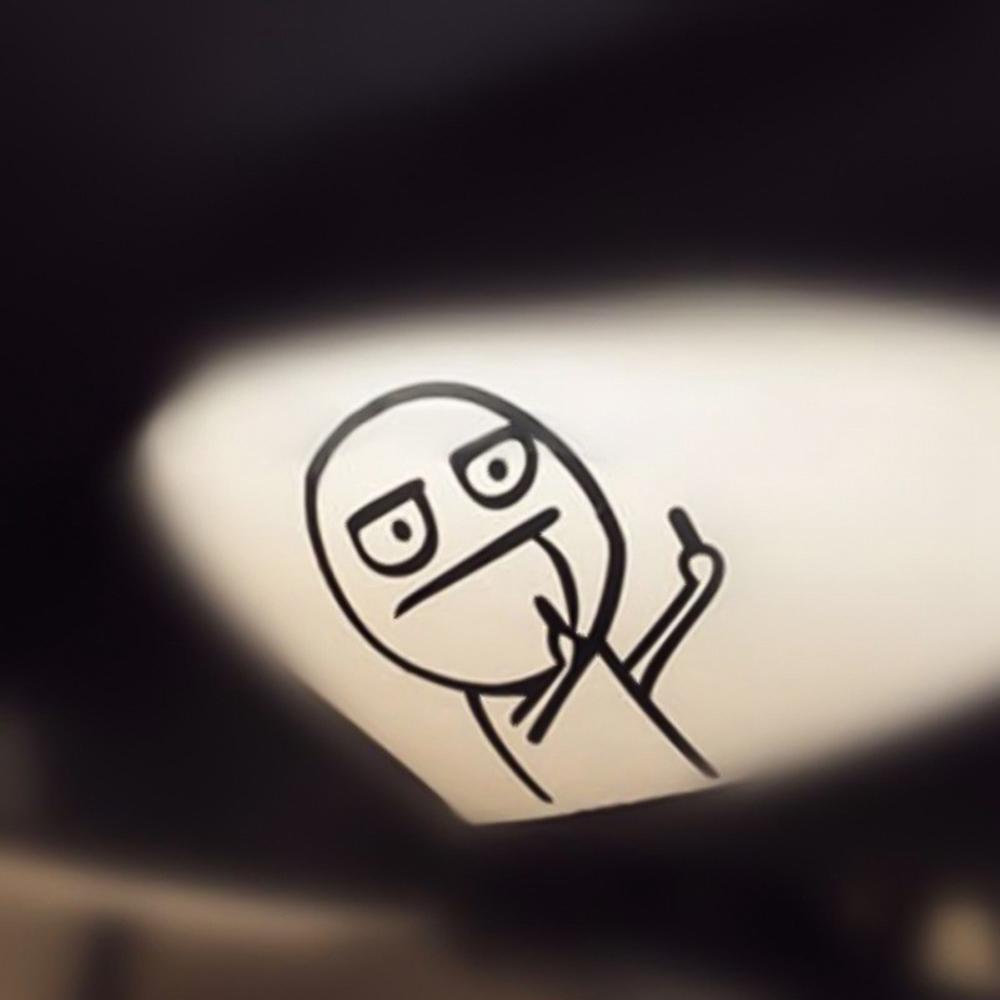 Miếng Dán Trang Trí Xe Hơi Hình Hoạt Hình Chống Thấm Nước