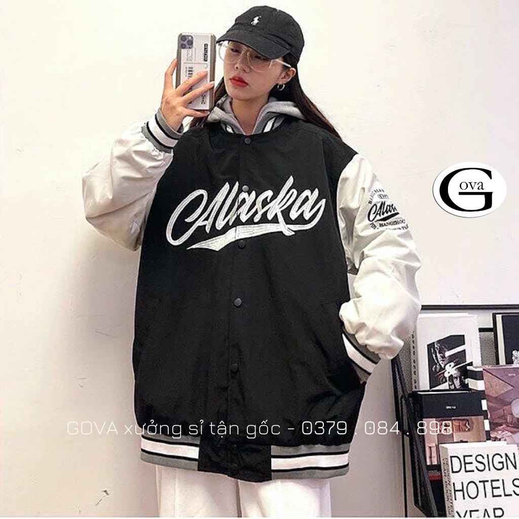 Áo khoác bomber dù IN Alaska nam nữ form rộng Unisex 2 lớp Siêu Hot ulzzang Jacket Bomber GOVA