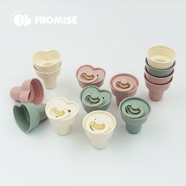 Ti giả Fromise Hàn Quốc tặng kèm nắp 0-6m