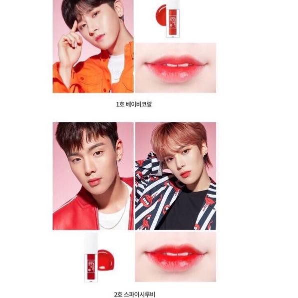 Áo Thun In Hình Nhóm Nhạc Monsta X Tony Moly Liptone Get It Tint