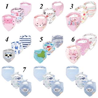 Set 3 yếm momcare họa tiết cực đẹp cho bé