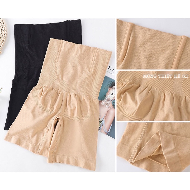 Quần Gen định hình nịt bụng đùi chống cuộn - Tee &amp; Mee