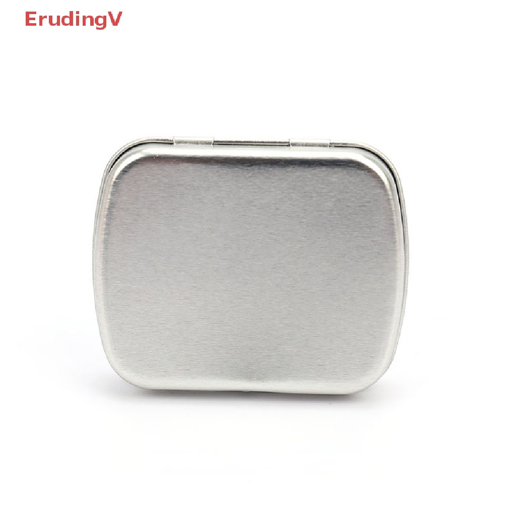 Hộp Đựng Chìa Khóa Nắp Lật Bằng Kim Loại Màu Đen / Bạc Kích Thước Nhỏ Tiện Dụng