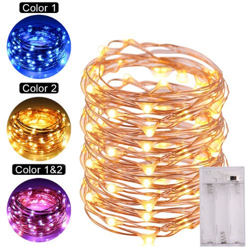 Dây Đèn LED Bằng Đồng Sử Dụng Pin Dùng Trang Trí Nhà Cửa