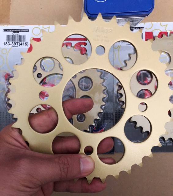 Nhông sên dĩa 7li MCS Malaysia cho Honda ,Yamaha