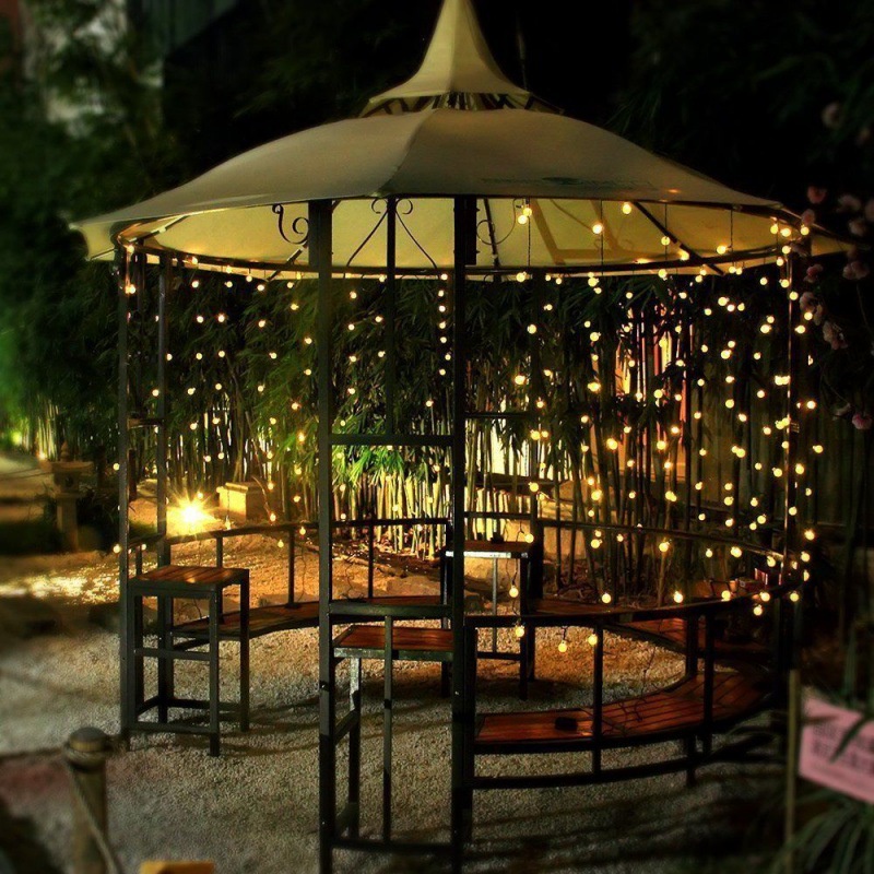 Đèn Led trang trí Bi Bọt Nước 10 Mét 50 Bóng Chống nước - Dây Đèn Trang Trí quán cafe, nhà hàng, decor phòng