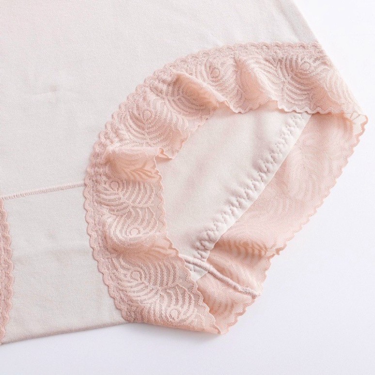 Quần Lót Nữ SAM SAM Cotton Đại Viền Ren Lưng Cao 50-70kg Q249 SAM SAM