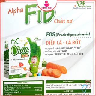 Alpha FIB Chất Xơ - Bổ Sung Chất Xơ, Giảm Táo Bón Hiệu Quả