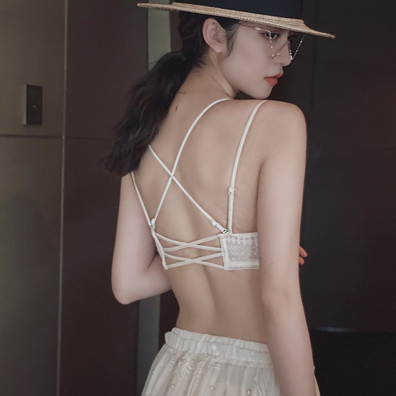 Áo lót nâng ngực phối ren có nút gài phía trước cho nữ
 | BigBuy360 - bigbuy360.vn