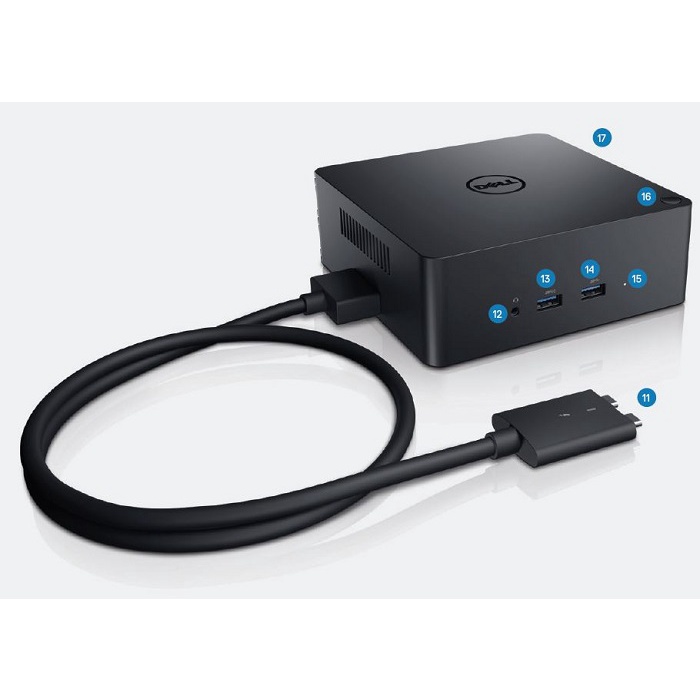 Dock Dell Thunderbolt TB18DC - Hỗ trợ tối đa 2 màn 4K 60HZ dùng riêng cho Dell Precision 7530/7540/7730/7740