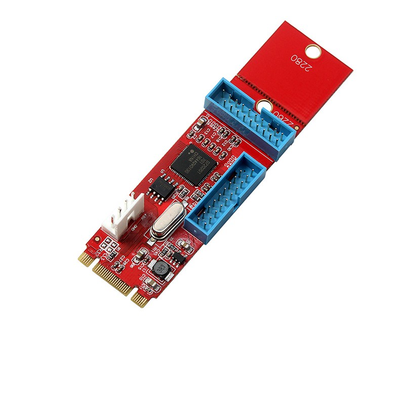 Bộ Chuyển Đổi 2 Cổng 19 20pin Usb3.0 Cái Sang Ngff M.2 B + M Thẻ | BigBuy360 - bigbuy360.vn