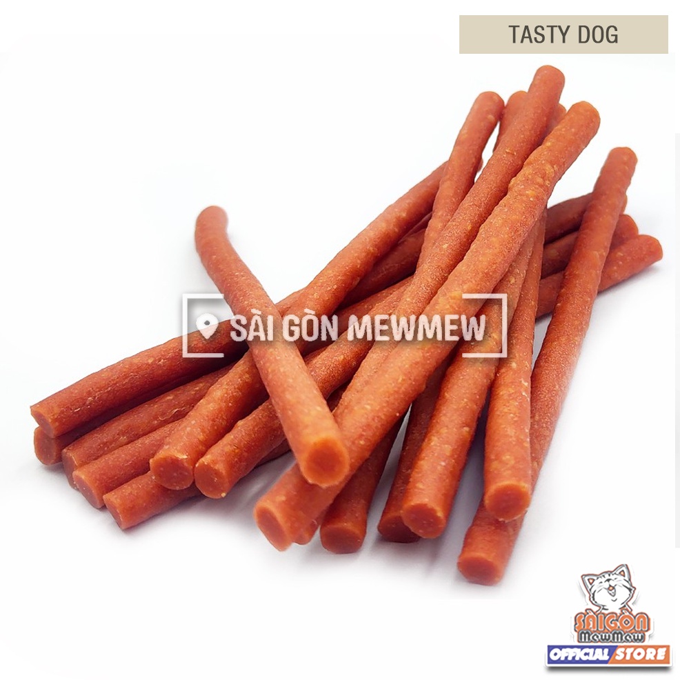 Que mềm thưởng cho chó PET8 TASTY DOG  bịch 450gr